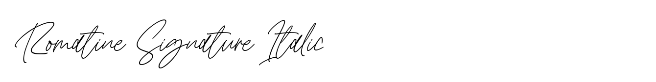 Romatine Signature Italic